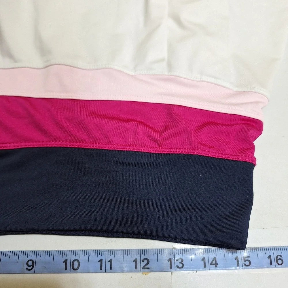 Nike‎ Dri-FIT Tennis Skort Womens Medium White Pink Navy Athletic Golf Running